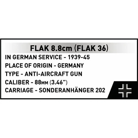 COBI Sd.Kfz.8 Towing 8.8 cm Flak 36