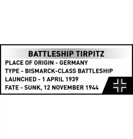 COBI WWII - BATTLESHIP TRIPITZ - Maßstab 1:700