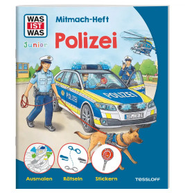 WAS IST WAS Junior Mitmach-Heft Polizei