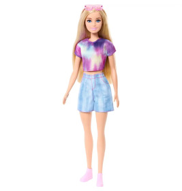 Barbie Mysteries: Beach Detectives Barbie Malibu Modepuppe mit unverkennbarem Outfit und Accessoires