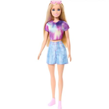Barbie Mysteries: Beach Detectives Barbie Malibu Modepuppe mit unverkennbarem Outfit und Accessoires