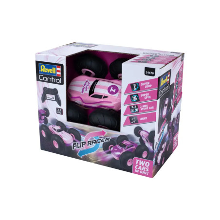RC Stunt Car Flip Racer Pink, Revell Control Ferngesteuertes Auto