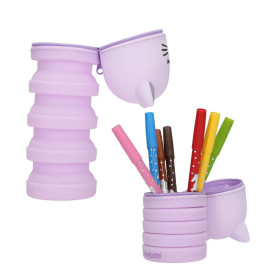 TOPModel Silikon Federmäppchen Katze BLOOMING KITTY