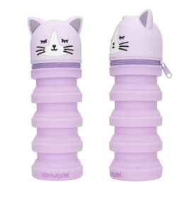 TOPModel Silikon Federmäppchen Katze BLOOMING KITTY