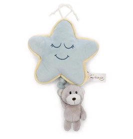Spieluhr Stern mit Bär Finni
