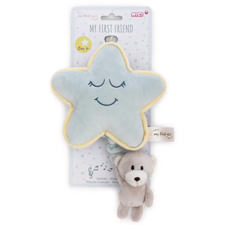 Spieluhr Stern mit Bär Finni