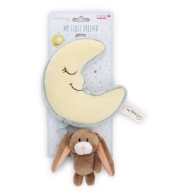 Spieluhr Mond mit Hase Lopino