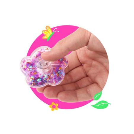 GF-6 FIDGET-SPINNER BLUME, 2-fach sortiert