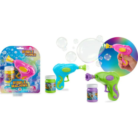 SEIFENBLASEN-PISTOLE inkl. Seifenblasenflüssigkeit 45ml