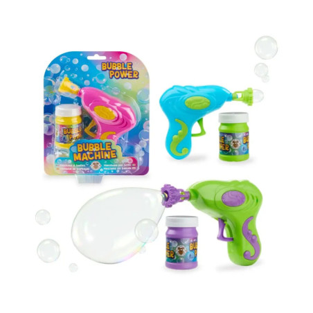 SEIFENBLASEN-PISTOLE inkl. Seifenblasenflüssigkeit 45ml