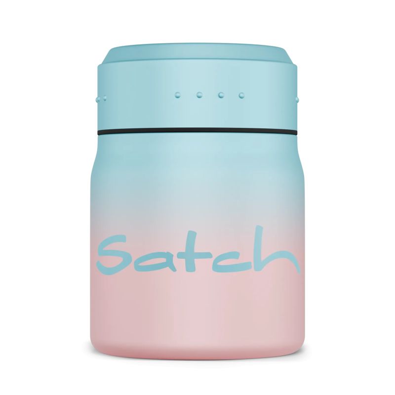 satch Thermobehälter Light Blue Graffiti – Warm/kalt, 350ml | Edelstahl & auslaufsicher