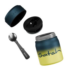 satch Thermobehälter Blue Graffiti – Hält warm/kalt | 350ml | Edelstahl, robust