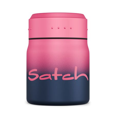satch Thermobehälter Pink Graffiti – Warm/kalt, 350ml | Edelstahl, auslaufsicher