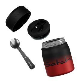 satch Thermobehälter Black Graffiti – Hält warm/kalt | 350ml | Edelstahl, auslaufsicher