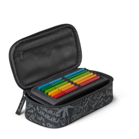 Satch Schlamperbox Street Ink – Stifte-Etui / Federmappe für Schule & Uni