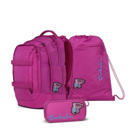 Satch Pack Schulrucksack Set Fearless Pink – Schulranzen & Zubehör für Mädchen | Ergonomisch