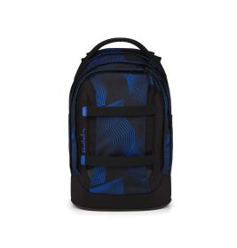Satch Pack Schulrucksack Seismic Blue: Ergonomisch, mitwachsend, nachhaltig & 30L Volumen