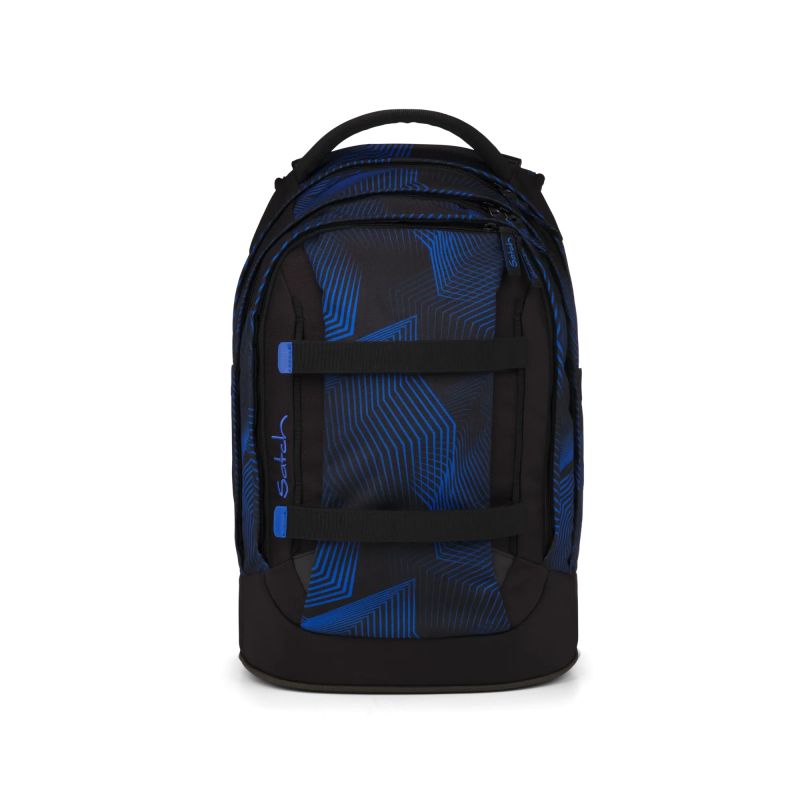 Satch Pack Schulrucksack Seismic Blue: Ergonomisch, mitwachsend, nachhaltig & 30L Volumen