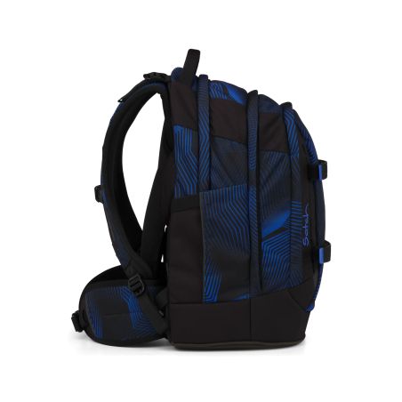 Satch Pack Schulrucksack Seismic Blue: Ergonomisch, mitwachsend, nachhaltig & 30L Volumen