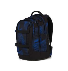 Satch Pack Schulrucksack Seismic Blue: Ergonomisch, mitwachsend, nachhaltig & 30L Volumen