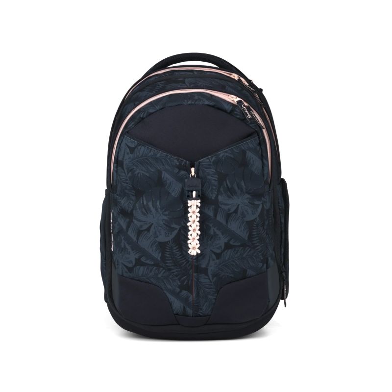 Satch Match Schulrucksack Midnight Jungle: Ergonomisch, nachhaltig, Laptopfach & 30+5L Volumen