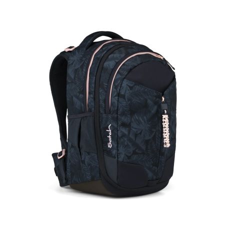 Satch Match Schulrucksack Midnight Jungle: Ergonomisch, nachhaltig, Laptopfach & 30+5L Volumen