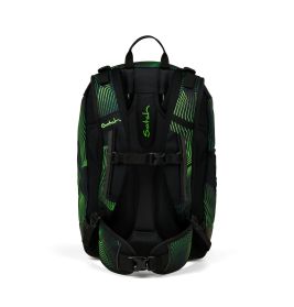 Satch Match Plus Schulrucksack Seismic Green: Ergonomisch, nachhaltig, Laptopfach & 30+5L Volumen