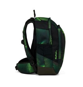 Satch Match Plus Schulrucksack Seismic Green: Ergonomisch, nachhaltig, Laptopfach & 30+5L Volumen