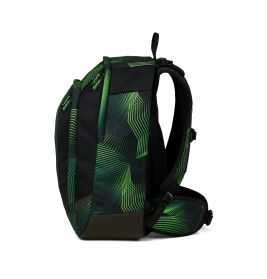 Satch Match Plus Schulrucksack Seismic Green: Ergonomisch, nachhaltig, Laptopfach & 30+5L Volumen