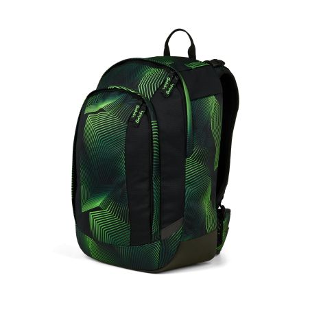 Satch Match Plus Schulrucksack Seismic Green: Ergonomisch, nachhaltig, Laptopfach & 30+5L Volumen