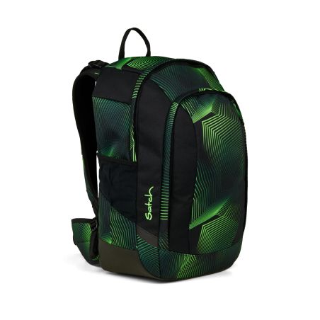 Satch Match Plus Schulrucksack Seismic Green: Ergonomisch, nachhaltig, Laptopfach & 30+5L Volumen