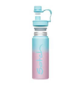satch Light Blue Gaffiti Edelstahl Trinkflasche