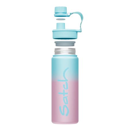 satch Light Blue Gaffiti Edelstahl Trinkflasche