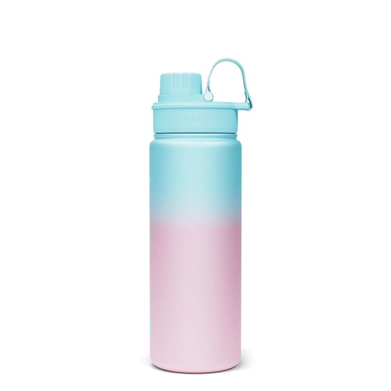 satch Light Blue Gaffiti Edelstahl Trinkflasche