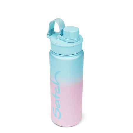 satch Light Blue Gaffiti Edelstahl Trinkflasche