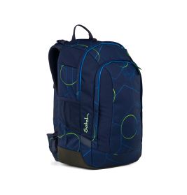 satch Match Plus Schulrucksack Blue Tech – Ergonomisch, 30+5L & recycelt