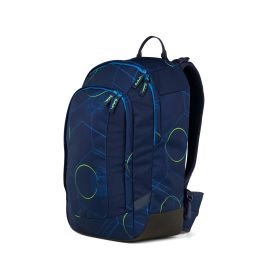 satch Match Plus Schulrucksack Blue Tech – Ergonomisch, 30+5L & recycelt