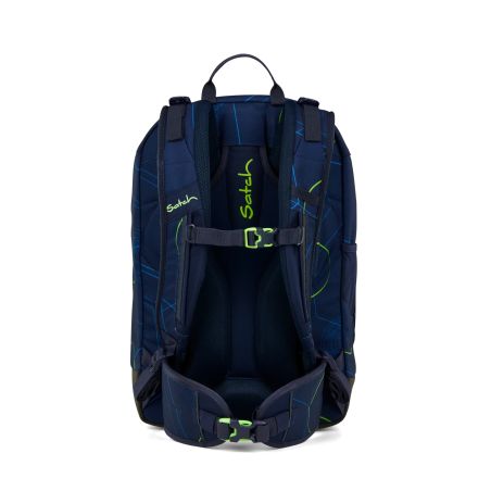 satch Match Plus Schulrucksack Blue Tech – Ergonomisch, 30+5L & recycelt
