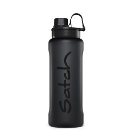 satch XL Trinkflasche Schwarz – 1L Tritan | BPA-frei, auslaufsicher & spülmaschinengeeignet