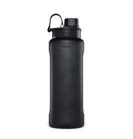 satch XL Trinkflasche Schwarz – 1L Tritan | BPA-frei, auslaufsicher & spülmaschinengeeignet