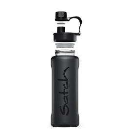 satch XL Trinkflasche Schwarz – 1L Tritan | BPA-frei, auslaufsicher & spülmaschinengeeignet