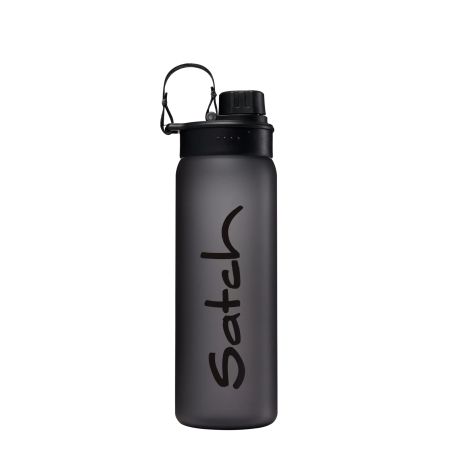 satch XL Trinkflasche Schwarz – 1L Tritan | BPA-frei, auslaufsicher & spülmaschinengeeignet