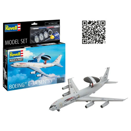 Model Set Boeing E-3A, Revell Modellbausatz mit Basiszubehör