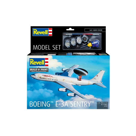 Model Set Boeing E-3A, Revell Modellbausatz mit Basiszubehör