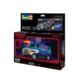 Model Set GMC® WSQK Squawk Van Stranger Things, Revell Modellbausatz mit Basiszubehör