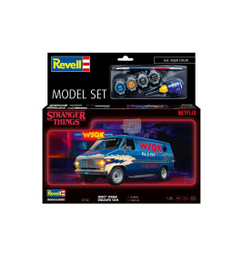 Model Set GMC® WSQK Squawk Van Stranger Things, Revell Modellbausatz mit Basiszubehör