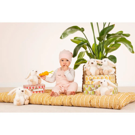 Teddy Hermann Häschen Poppi Herzekind, weiß, 15 cm