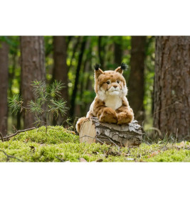 Teddy Hermann Luchs liegend, 45 cm