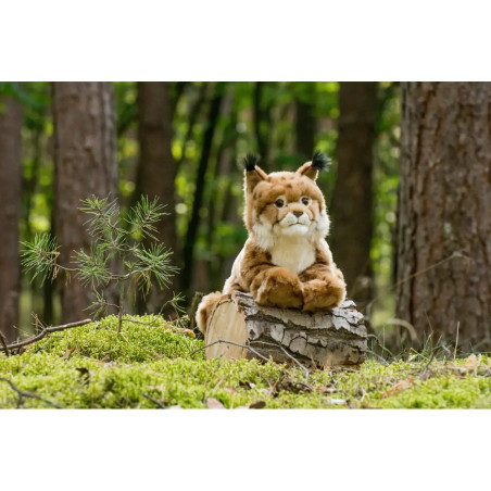 Teddy Hermann Luchs liegend, 45 cm