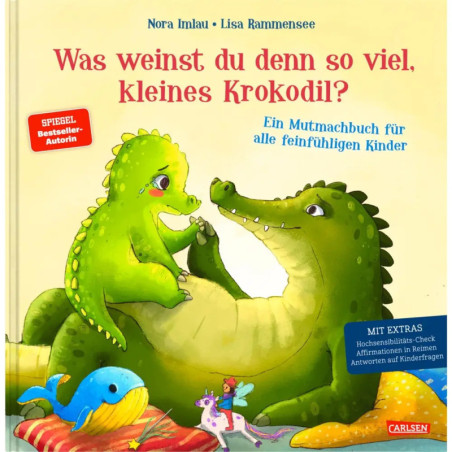 Carlsen Verlag: Was weinst du denn soviel, kleines Krokodil | Emotionales Bilderbuch